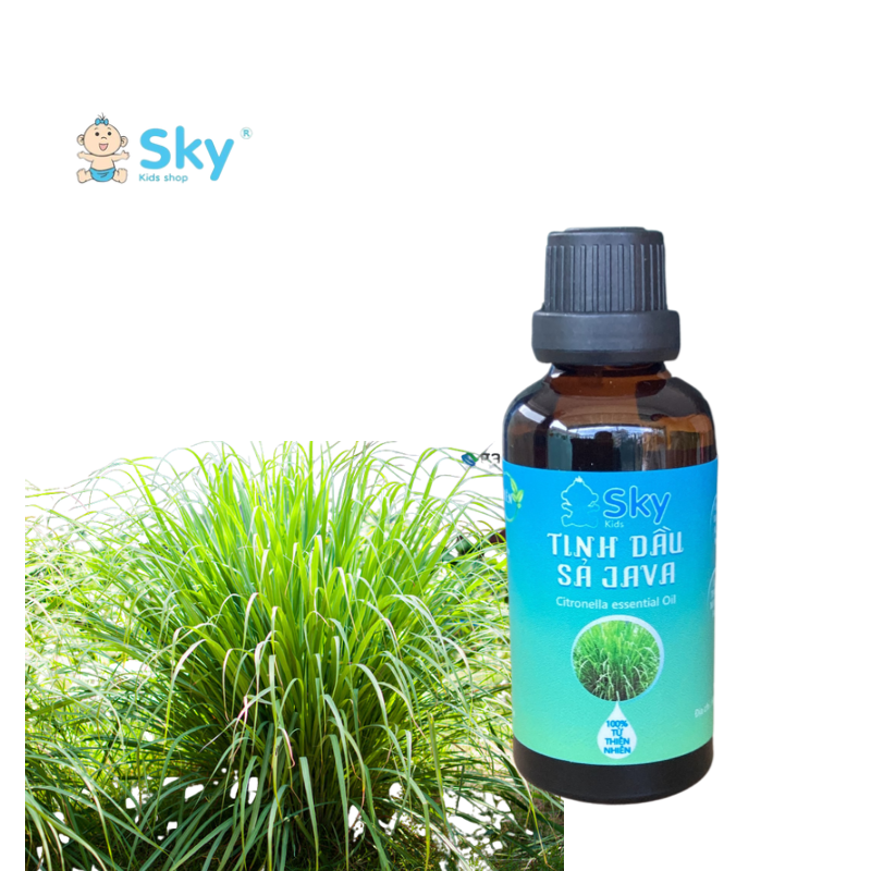 Tinh Dầu Sả Java Thiên Nhiên Nguyên Chất, Có Kiểm Định.