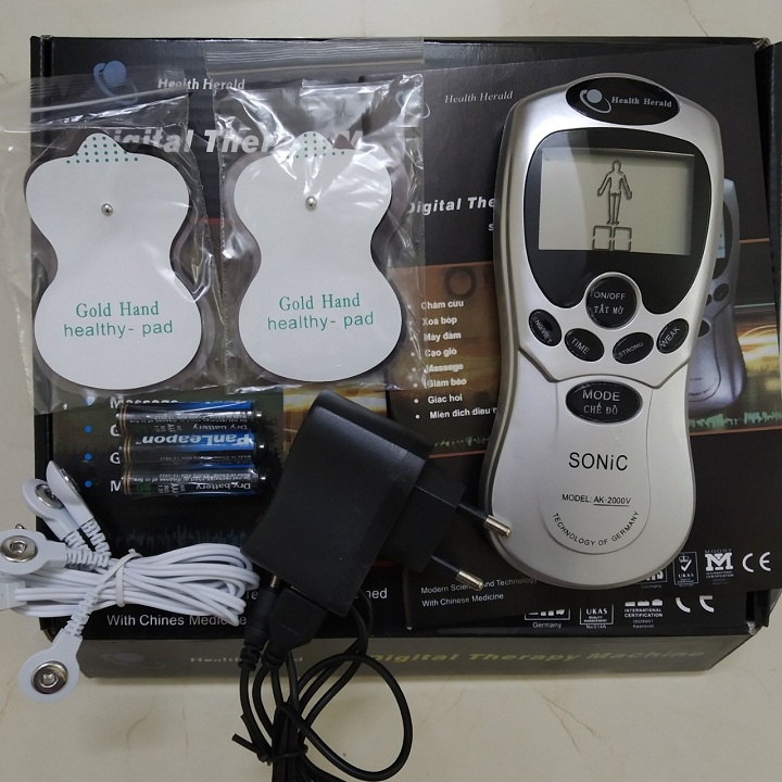 MÁY MASSAGE TRỊ LIỆU XUNG ĐIỆN 4 MIẾNG DÁN