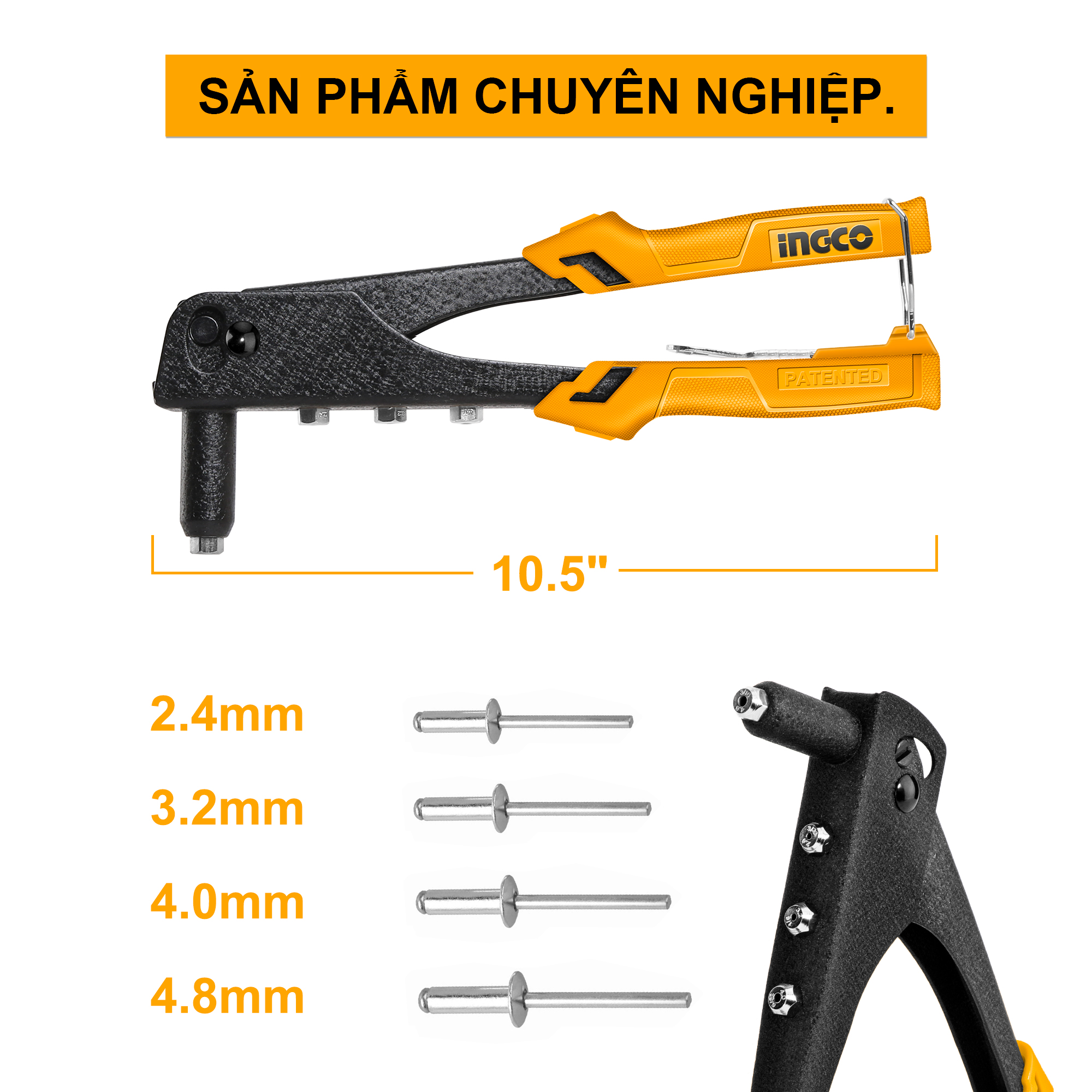 INGCO HR104/HR105 Kềm rút rivet