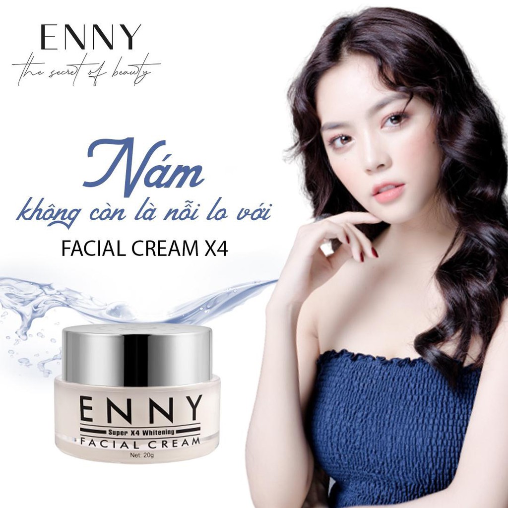 Combo Face Enny X4 Kèm sữa rửa mặt Enny lớn