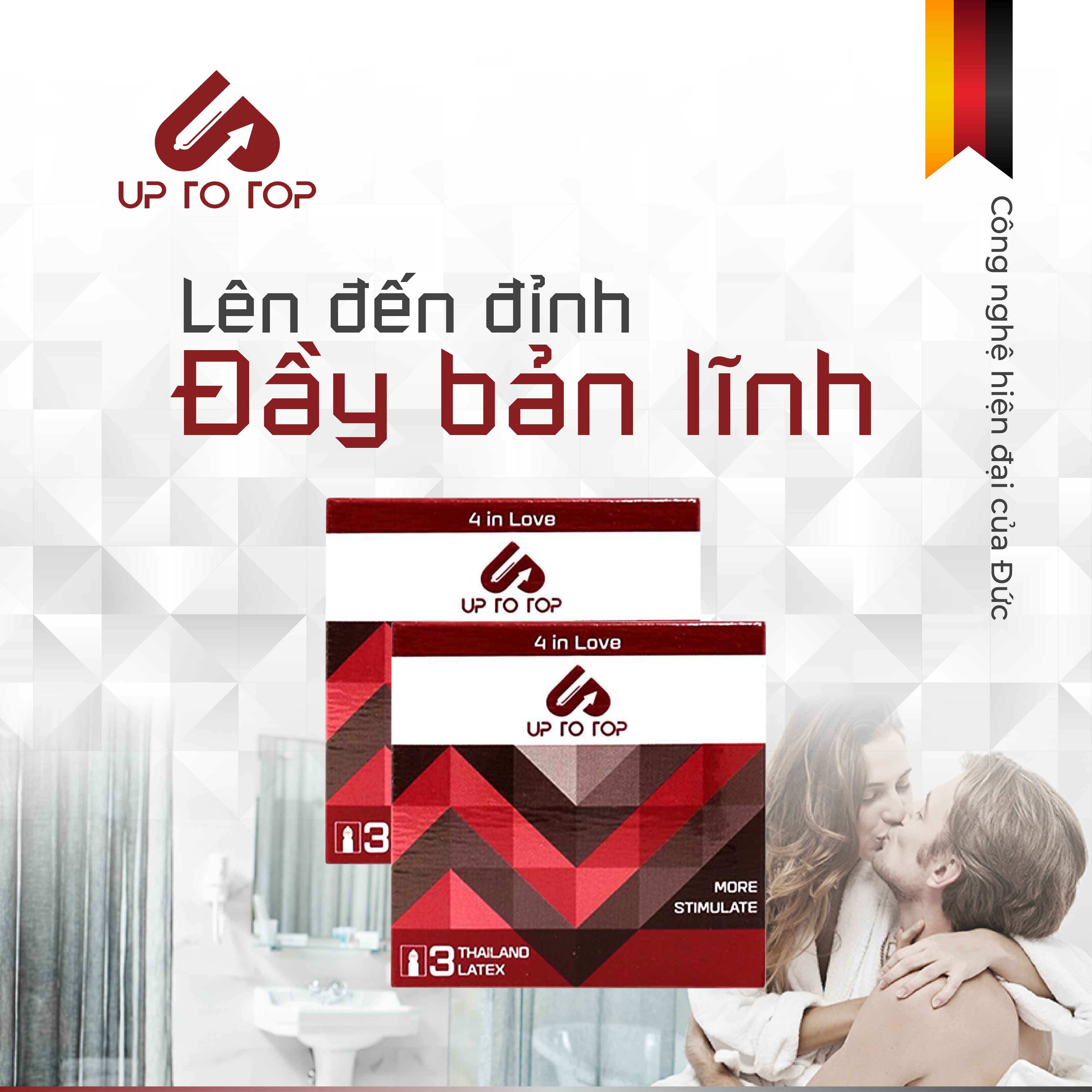 Bao Cao Su UP 4 IN LOVE (Hộp 3C)