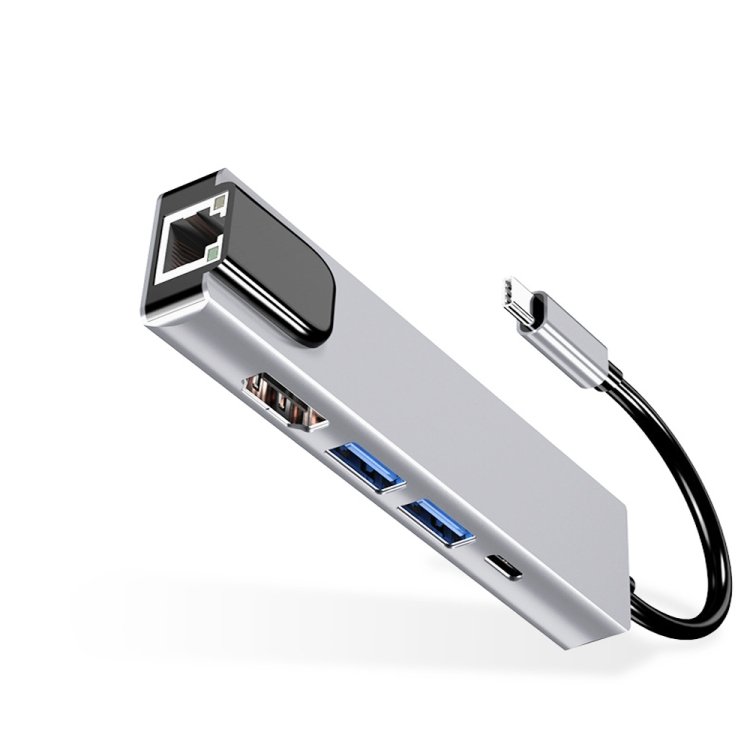 ⚡️1 đổi 1⚡️ Cáp chuyển đổi Type-C sang HDMI 4K, 2 USB 3.0, Lan (RJ45), USB C Cao cấp