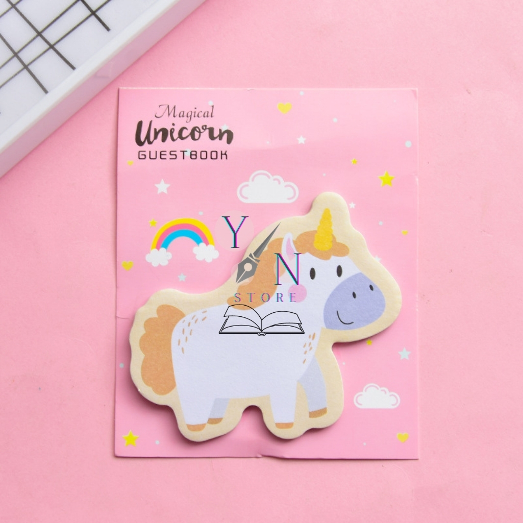 Giấy Note, giấy ghi chú Hình Thú Siêu Cute 30 Tờ