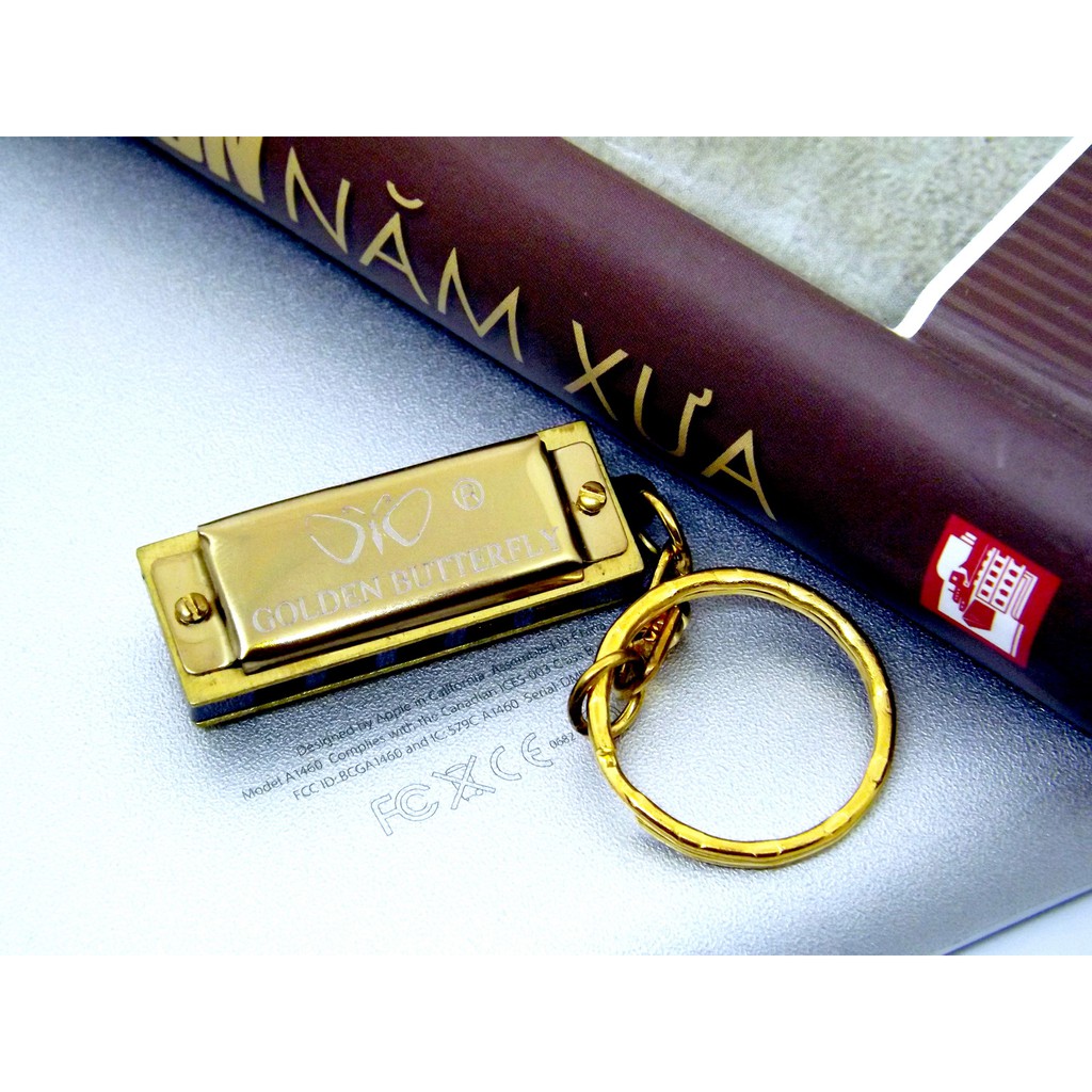 Kèn harmonica mini Golden Butterfly 5 lỗ