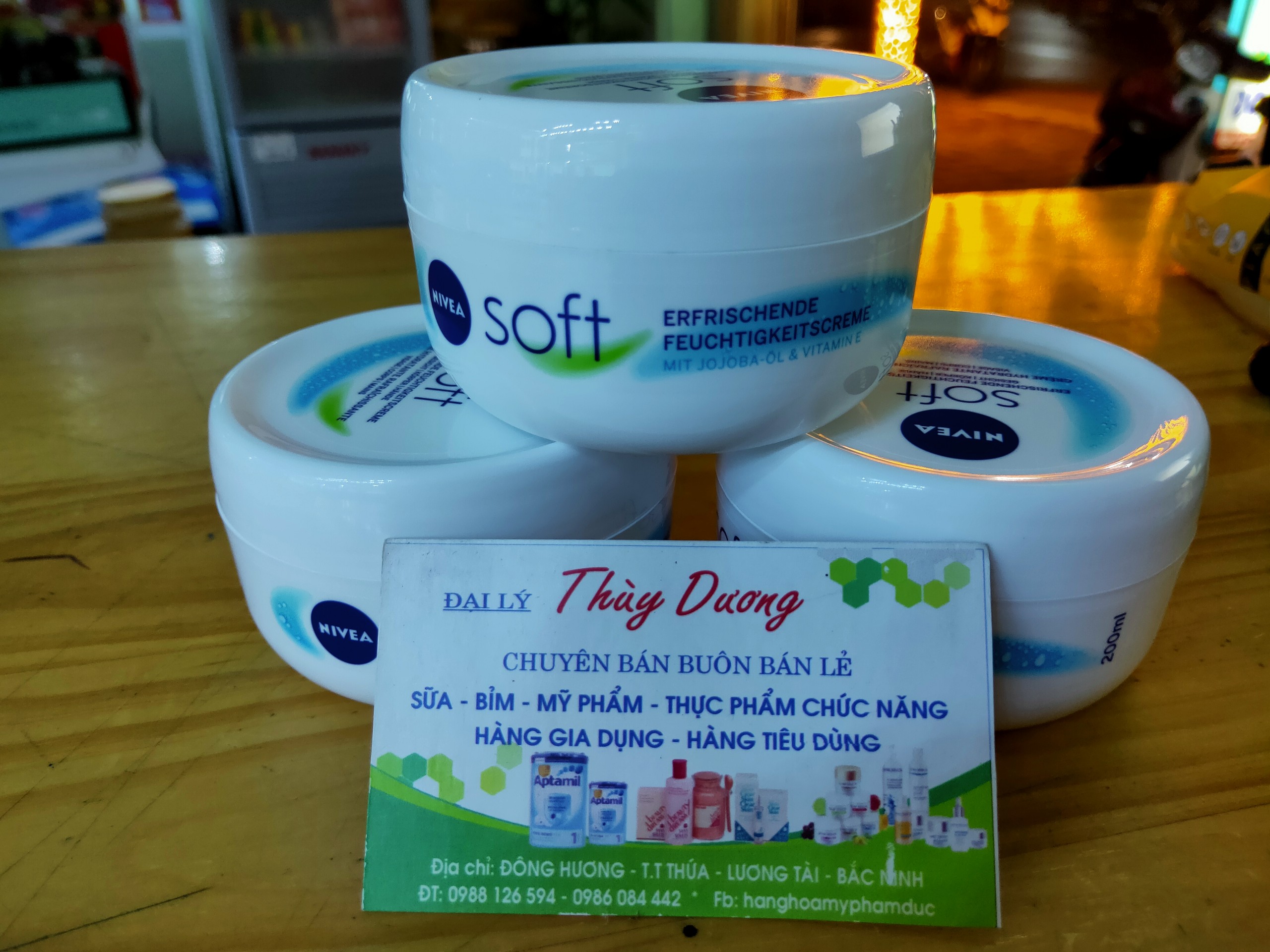 Kem Dưỡng Ẩm Nivea Soft 200ml Hàng Đức