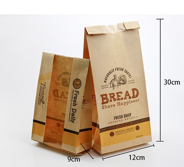 Túi đựng bánh mì Bread 30x12x9cm Dọc - Đứng