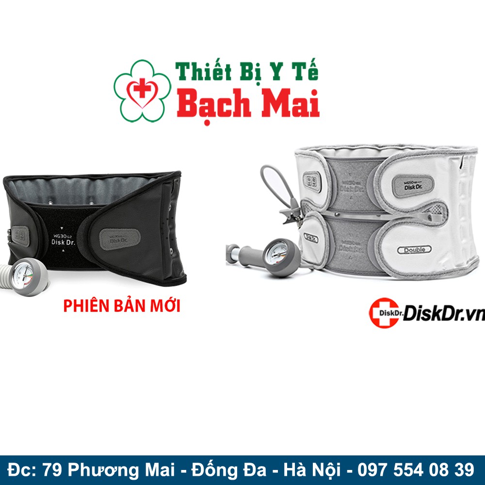 Đai lưng điều trị thoát vị đĩa đệm thoái hoá disk dr wg30,wg50 hàn quốc, đai kéo giãn cột sống lưng - wg50 người trên 65kg