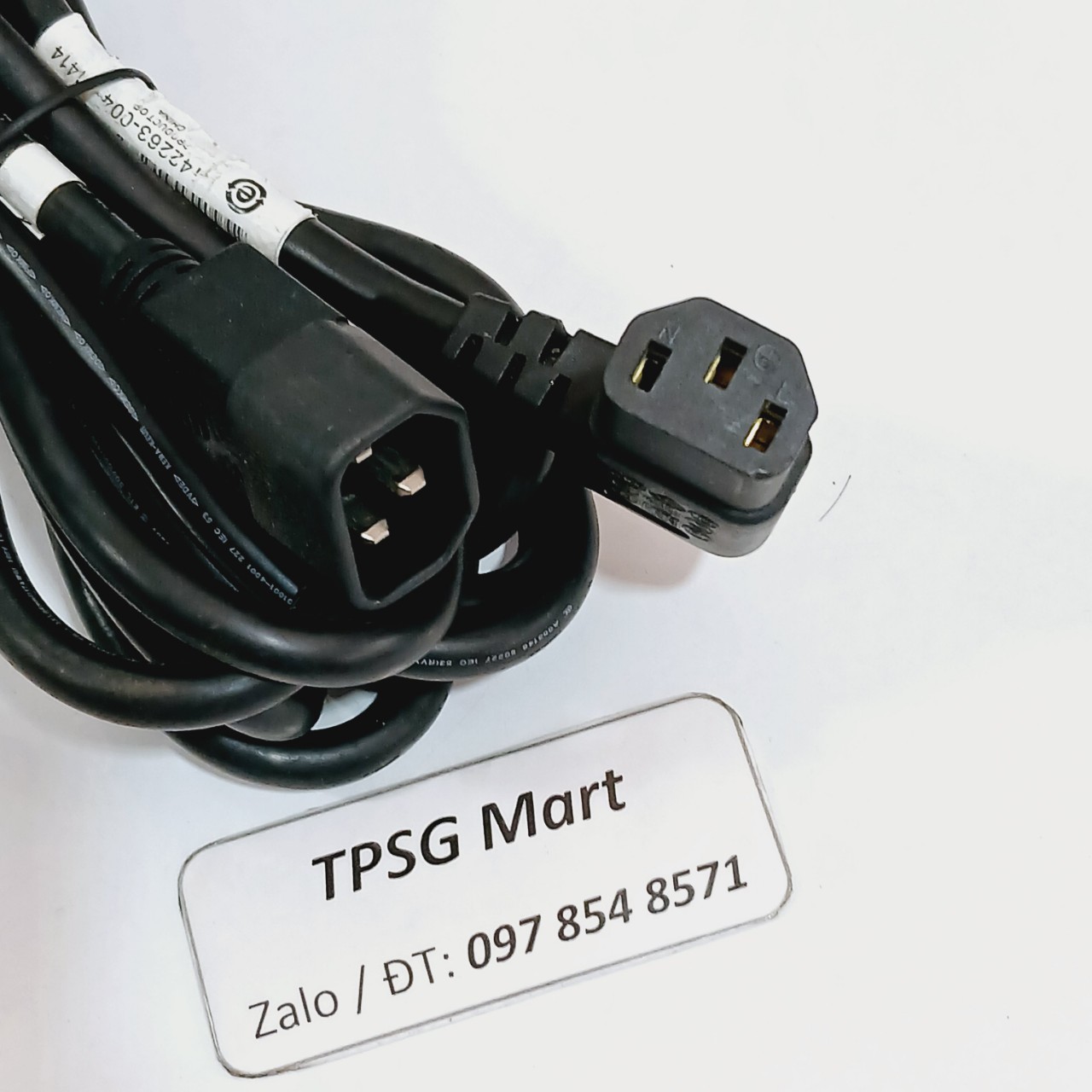 Cáp nguồn chuẩn C13 - C14 / Cáp dài 1.5M / 3.5M (ZIN)