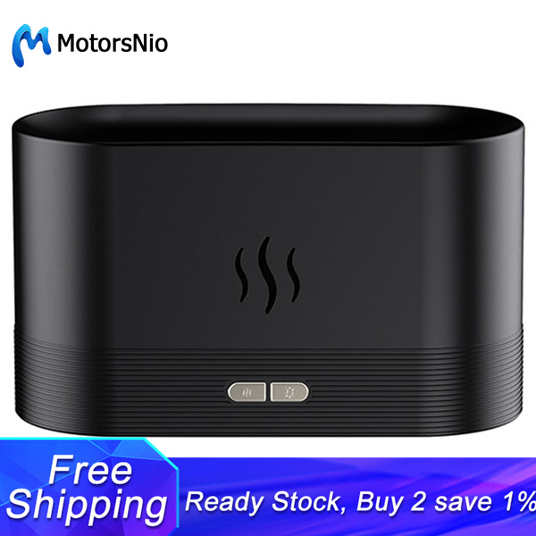 Simulation Flame Light Aromatherapy Diffuser USB Ultrasonic Essential Oil Diffuser for Home Aroma Air Humidifier
