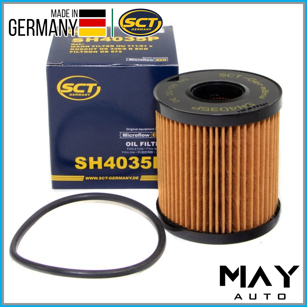 Lọc nhớt peugeot 308, 3008, 408, 508, 5008 sct germany sh 4035p