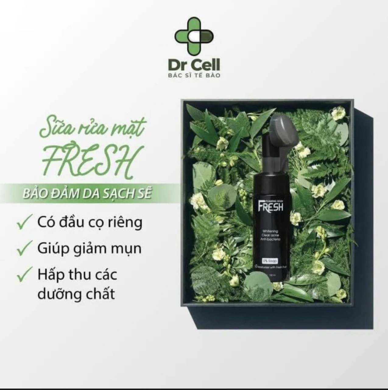 Sữa rửa mặt _ Foaming Wash Fresh dr cell
