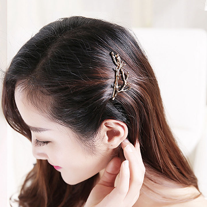 Kẹp tóc nhành cây phong cách Hàn Quốc dễ thương KT10