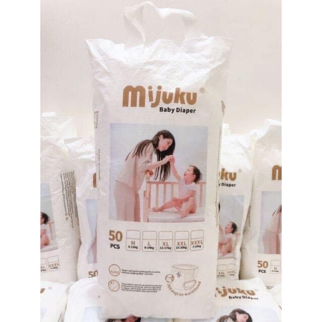 [FREESHIP] Tã Quần Mijuku Đủ Size  gói 50 miếng
