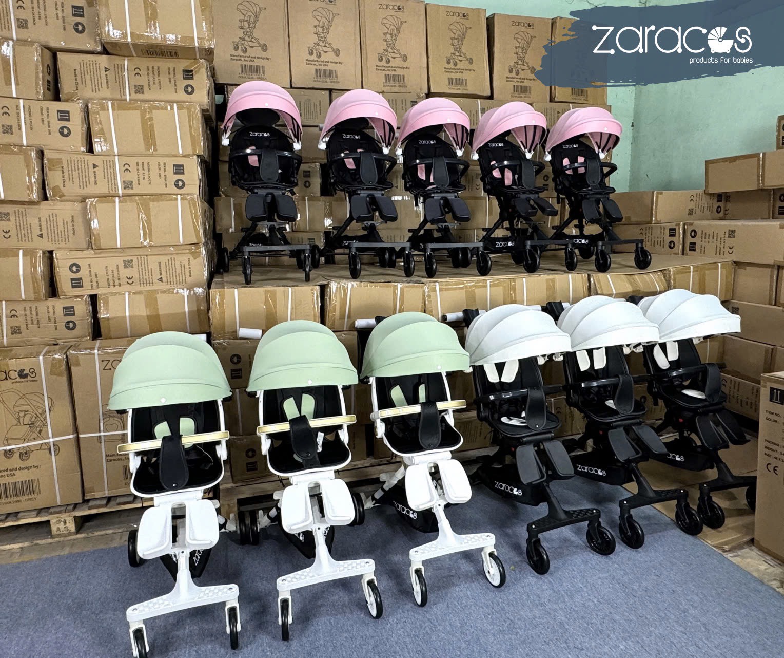 Xe đẩy 2 chiều Zaracos Dova 0236