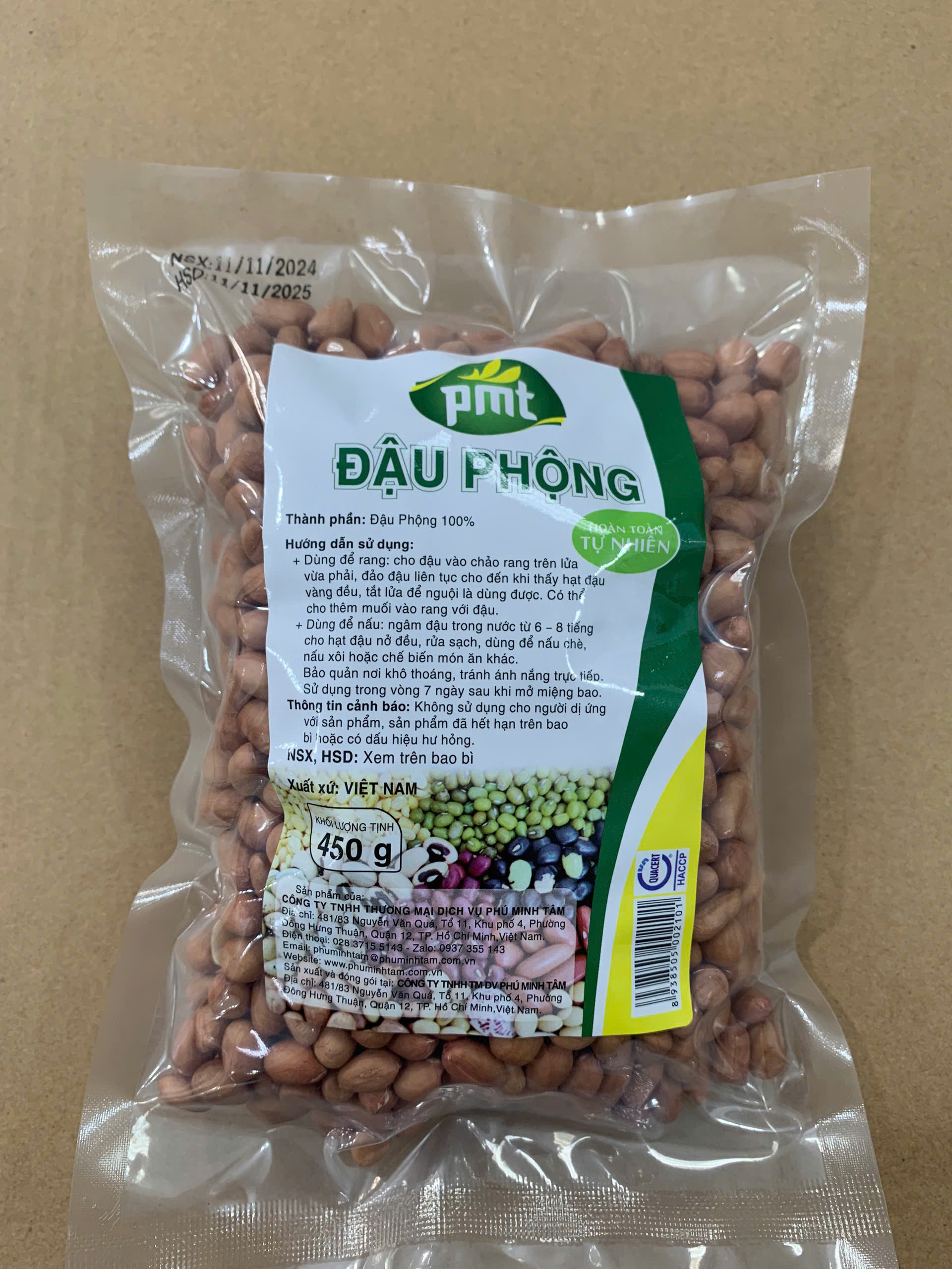 Đậu phộng Phú Minh Tâm 450gr