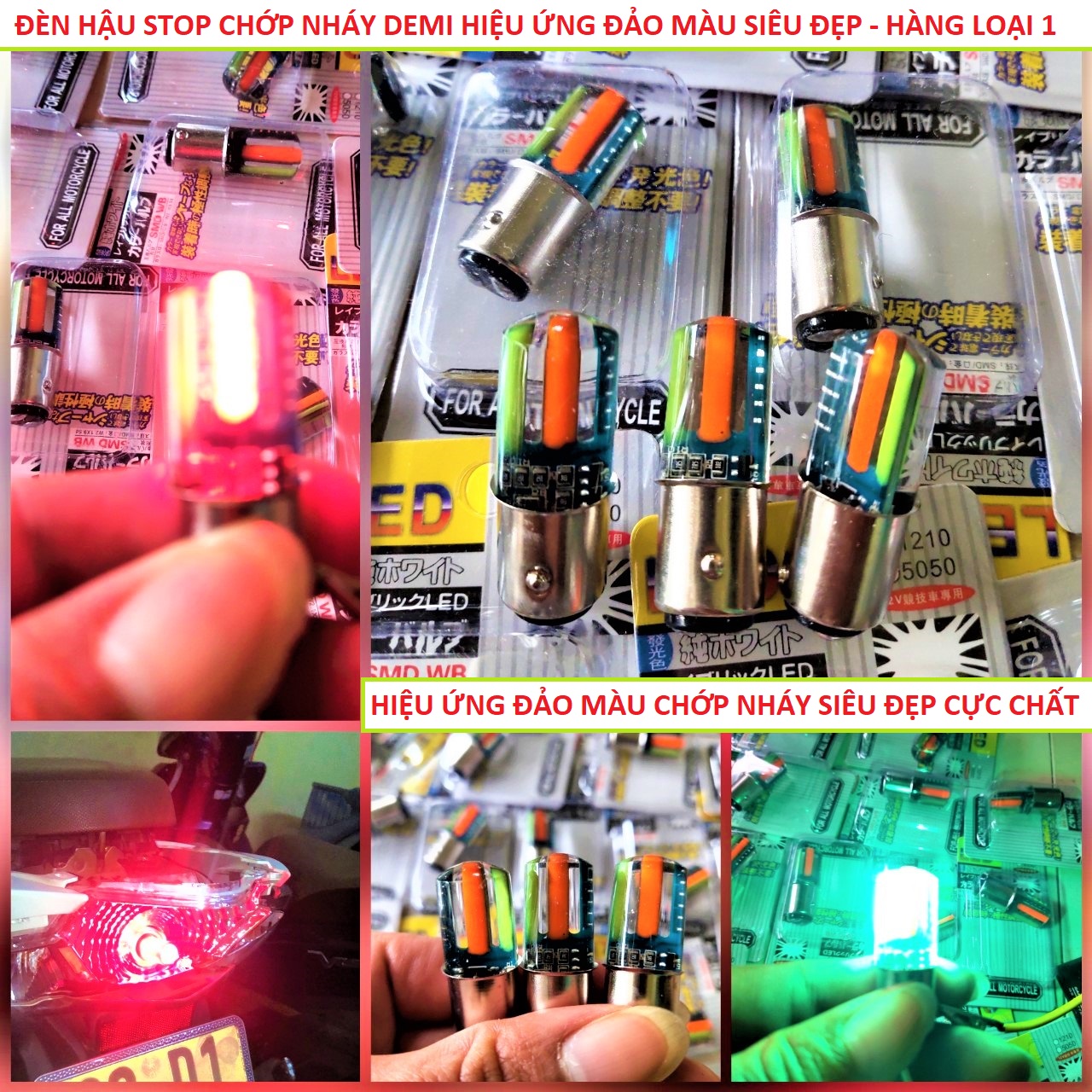 ĐÈN LED HẬU STOP CHỚP NHÁY ĐẢO MÀU MẪU MỚI A1 SIÊU ĐẸP , ĐÈN HẬU XE MÁY CHỚP NHÁY, ĐÈN STOP CHỚP NHÁY XE MÁY SIÊU ĐẸP , ĐÈN HẬU ĐỘ XE MÁY , ĐỒ CHƠI ĐỘ XE MÁY , PHỤ KIỆN ĐỘ XE MÁY