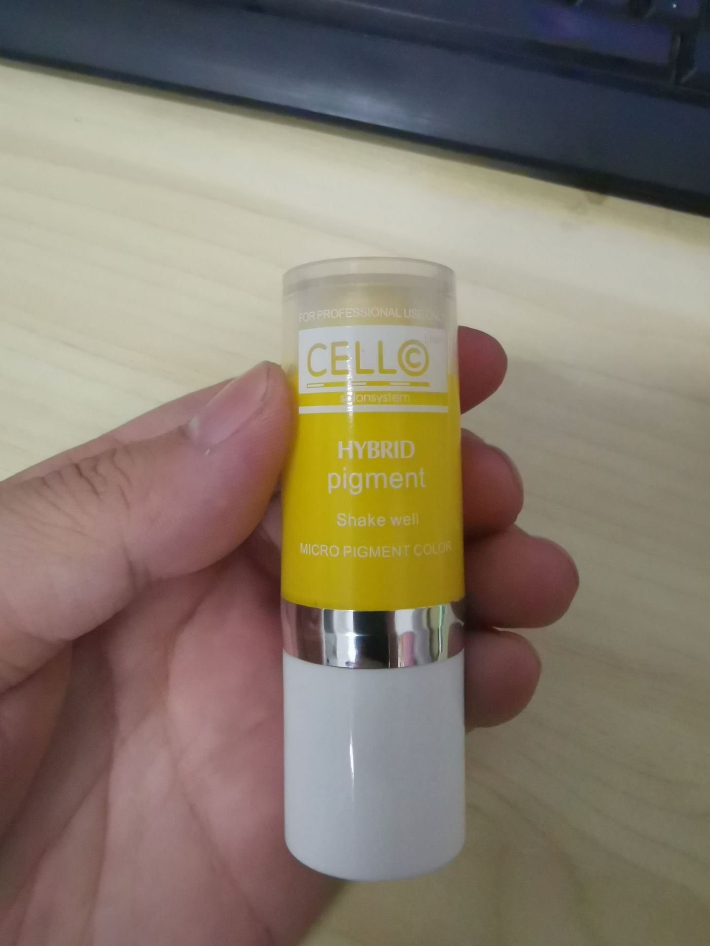 Mực CELLO Vàng chanh Hàn Quốc Phun Xăm
