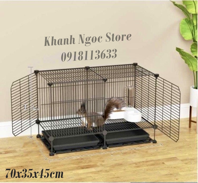 Combo Chuồng Lưới Sắt Chó Mèo - Bọ Thỏ ( đa dạng mẫu mã )
