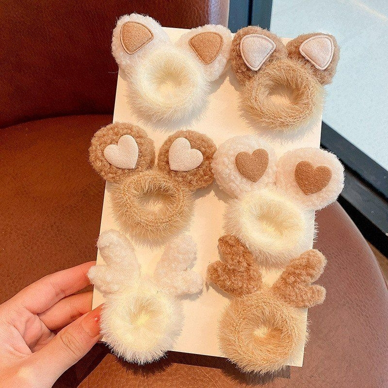 SET 2 DÂY CỘT TÓC NHUNG HƯƠU MỀM MẠI ĐÀN HỒI CAO