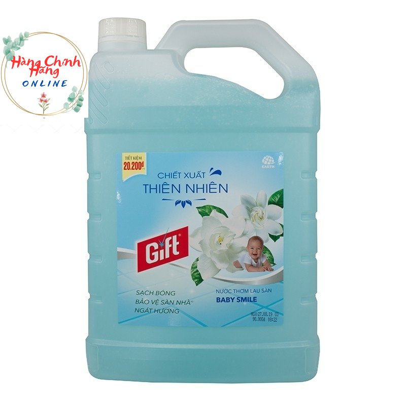 Nước Lau Sàn Gift 3,8kg Hương Bạc Hà lily baby