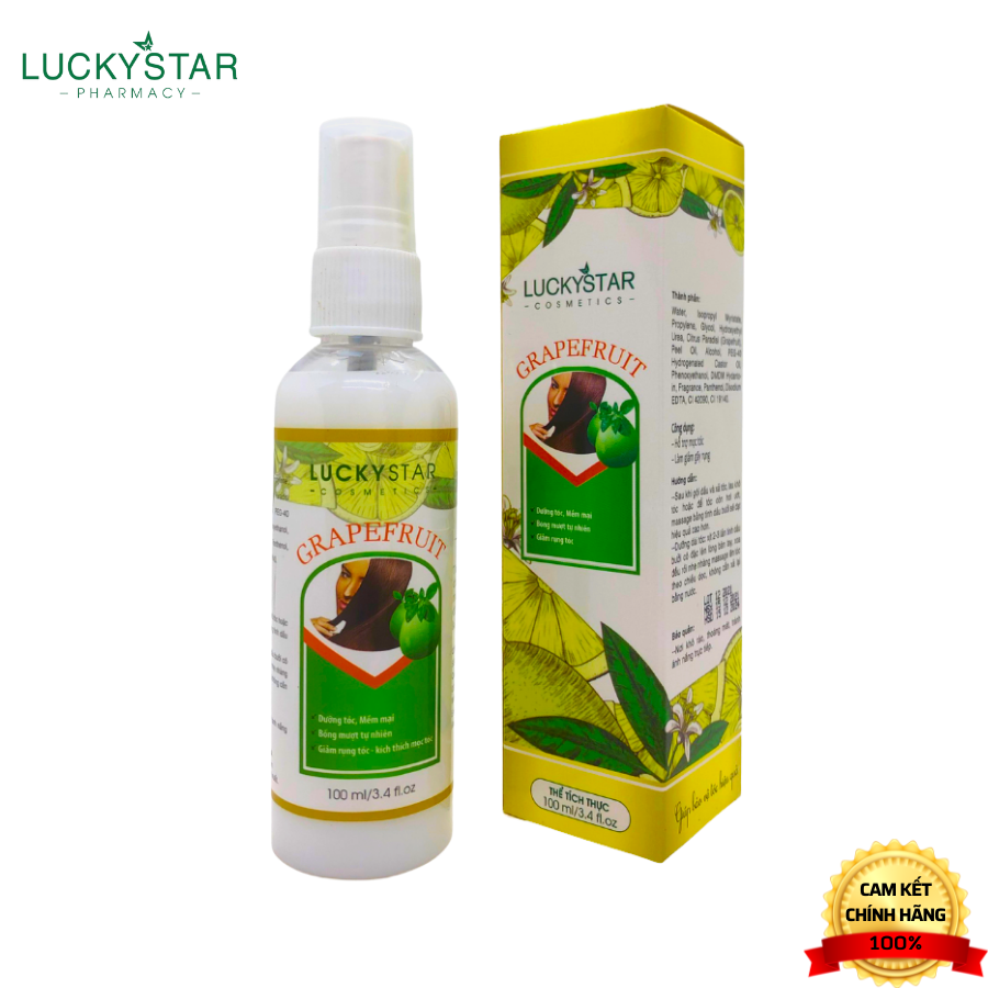 Lotion Dưỡng Tóc Tinh Dầu Bưởi Lucky Star  100ml