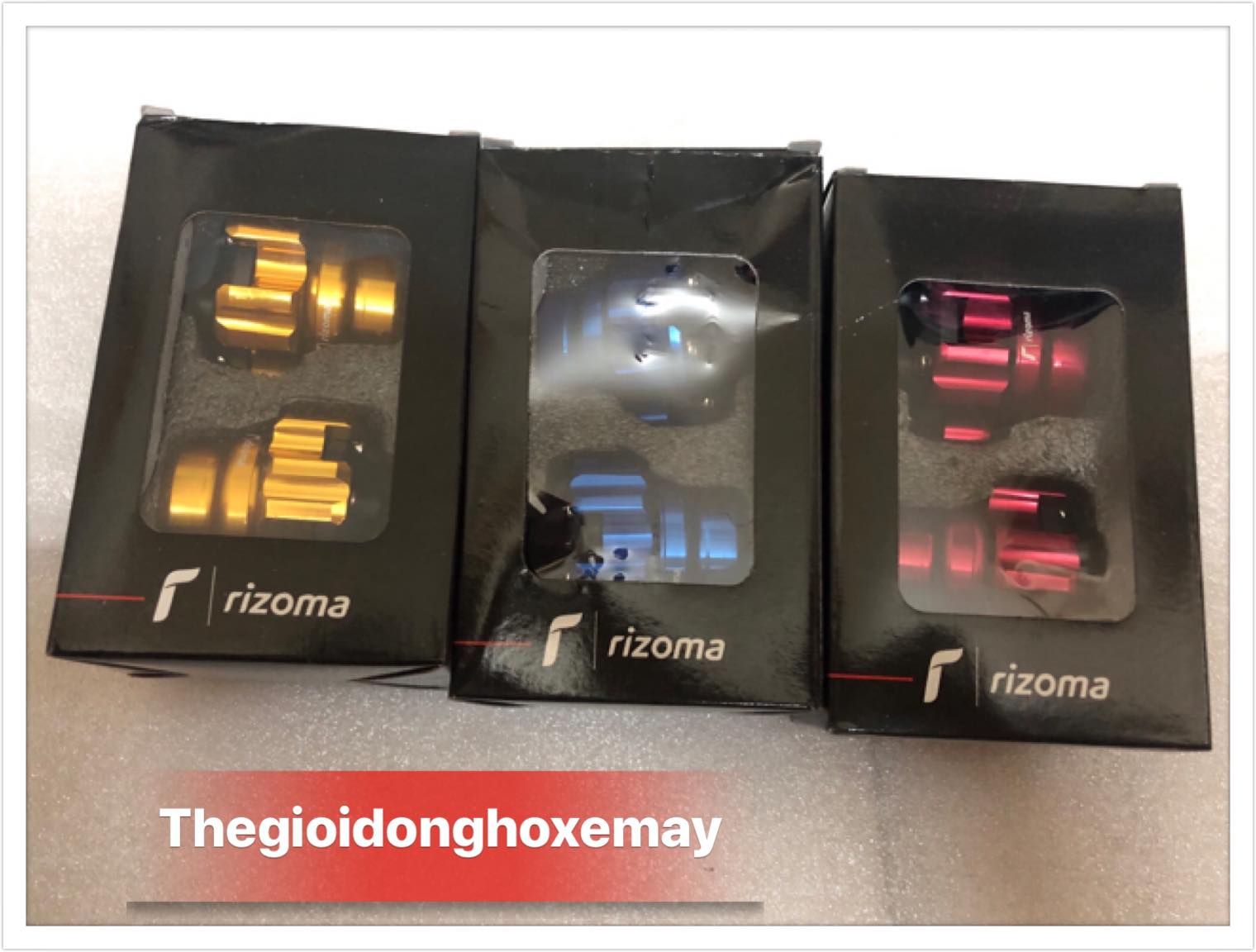 Gù chống đổ trước xe máy Rizoma
