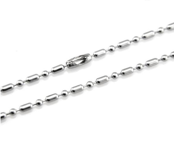 Dây Chuyền Chuỗi Hạt Tròn/Dài 60cm Titan Cao Cấp