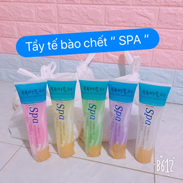 Tẩy da chết body SPA - Tuýp lớn 350ML