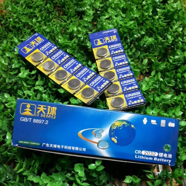 Combo 100 viên pin cmos cr2032 TOANVIETPC