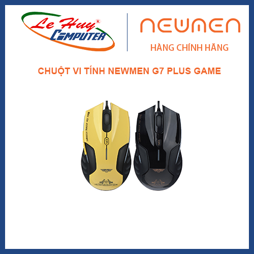 Chuột gaming Newmen G7 Plus (vàng/Đen)