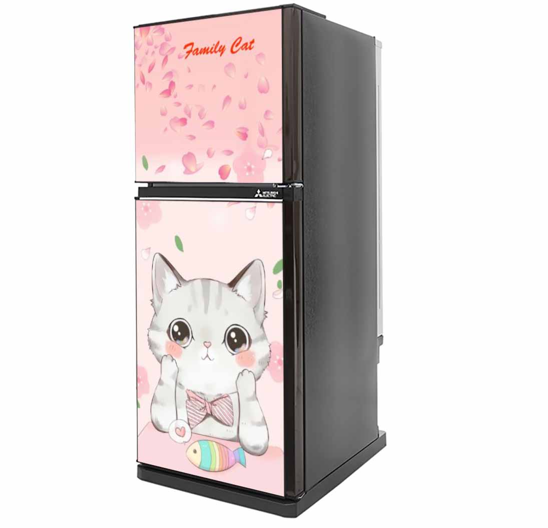 [HCM]Decal dán trang trí tủ lạnh siêu cute