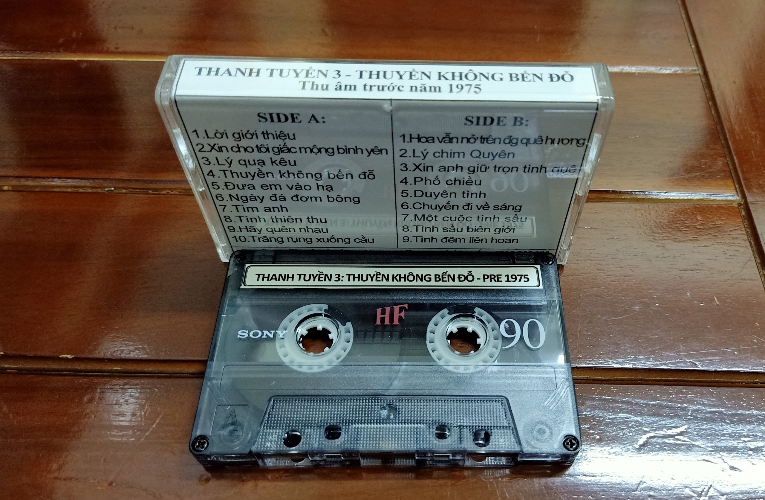 BỘ 10 BĂNG CASSETTE PRE 1975 (SET 2)