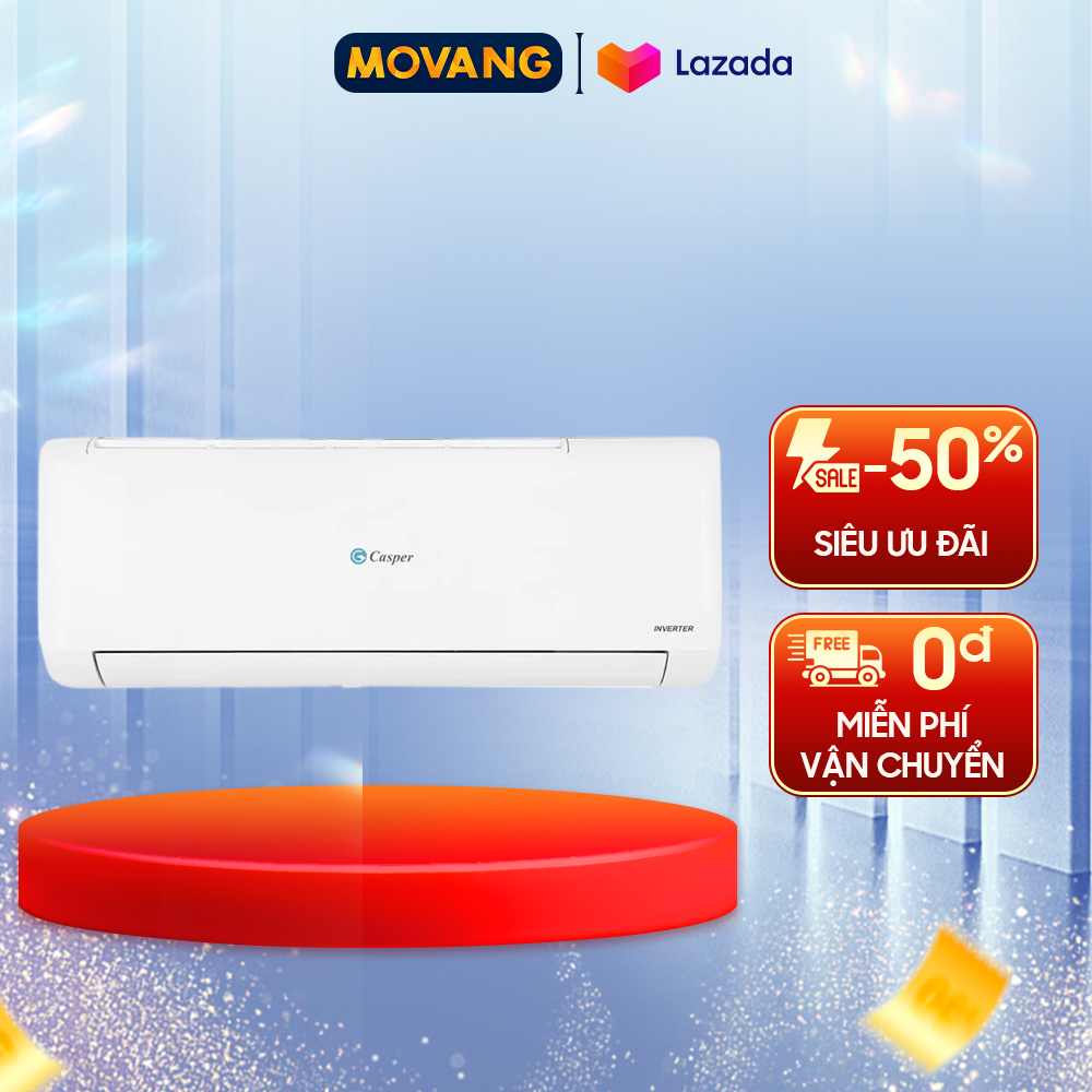 [GIAO TẠI HCM] - Máy Lạnh Casper Inverter 1.5 Hp TC-12IS36 - Lưới lọc bụi kháng khuẩn, khử mùi, tiết kiệm điện