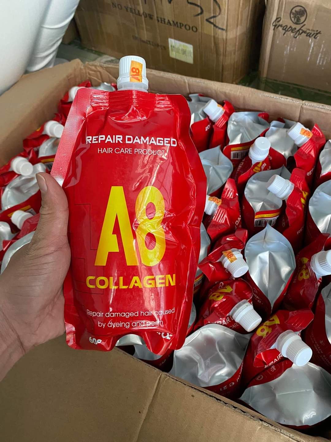 Hấp phục hồi CAO CẤP COLLAGEN A8
