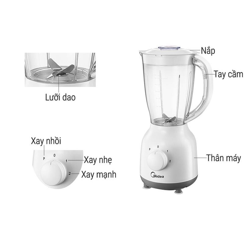 Máy xay sinh tố Midea MJ-BL40