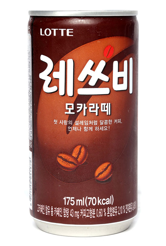 CÀ PHÊ LETS BE MOCHA LATTE 175ML [LOTTE] - [롯데] 레쓰비 모카라떼 175ML