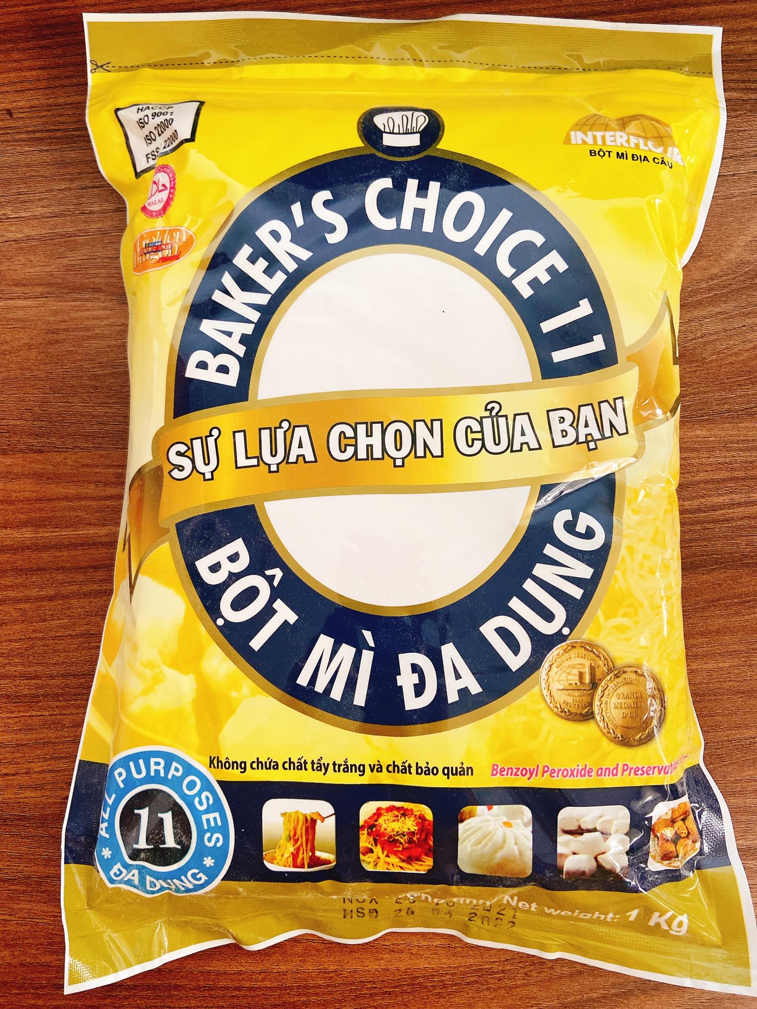 [FREE SHIP 0đ] Bột bánh mì, bột mì Bake’s choice số 11 [LAVA]