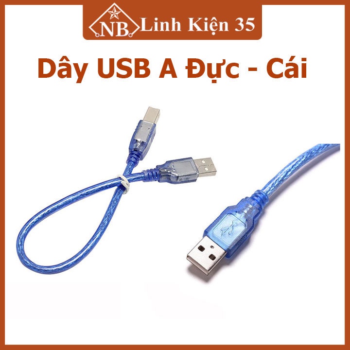 Dây cáp USB A đực - USB A cái