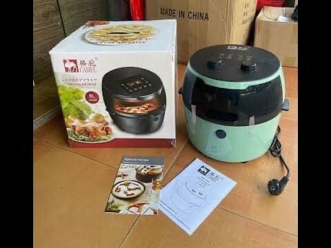 [SIÊU KHUYẾN MÃI-GIẢM KHỦNG] NỒI CHIÊN KHÔNG DẦU CAMEL 8L CAO CẤP