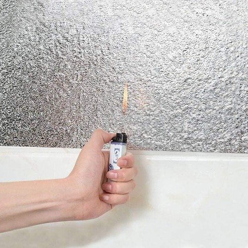 Cuộn giấy bạc dán bếp chống thấm đa năng khổ 3m x 60cm HL697