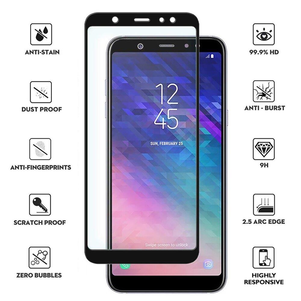 Cường lực full màn Samsung Galaxy A6 2018 (Đen)