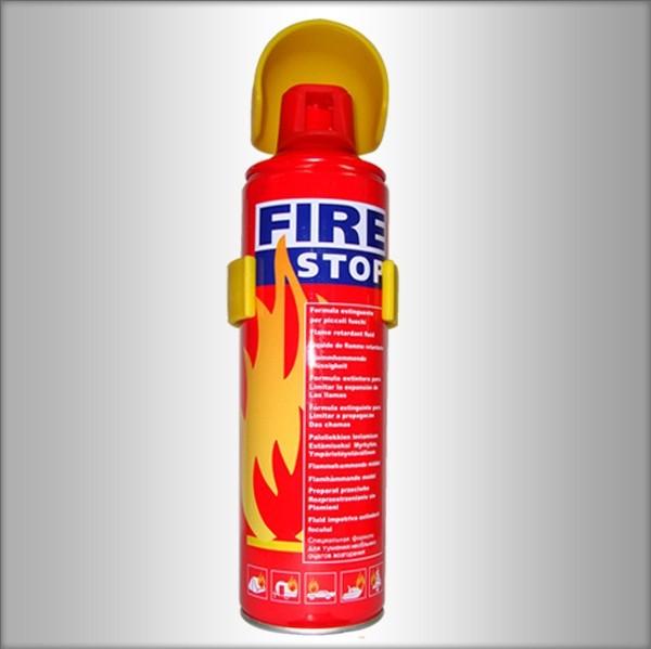 Bình chữa cháy mini firestop cho xe hơi 500ml tiện dụng + tặng kèm giá đỡ