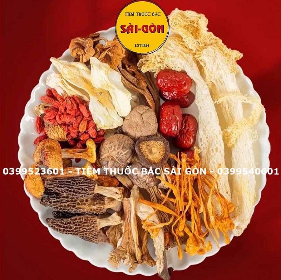 Sâm hầm nấm quý - gói 150gram gồm 18 vị
