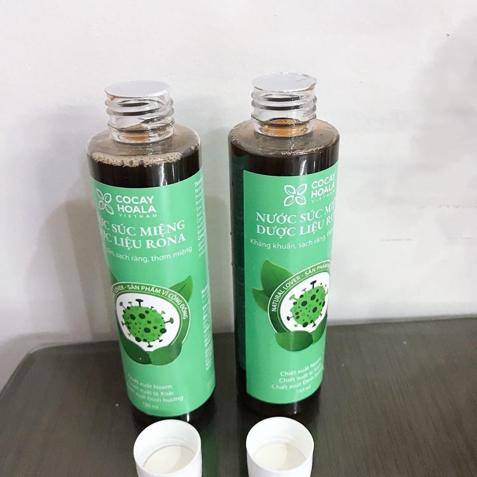 Nước súc miệng dược liệu Rona - cỏ cây hoa lá