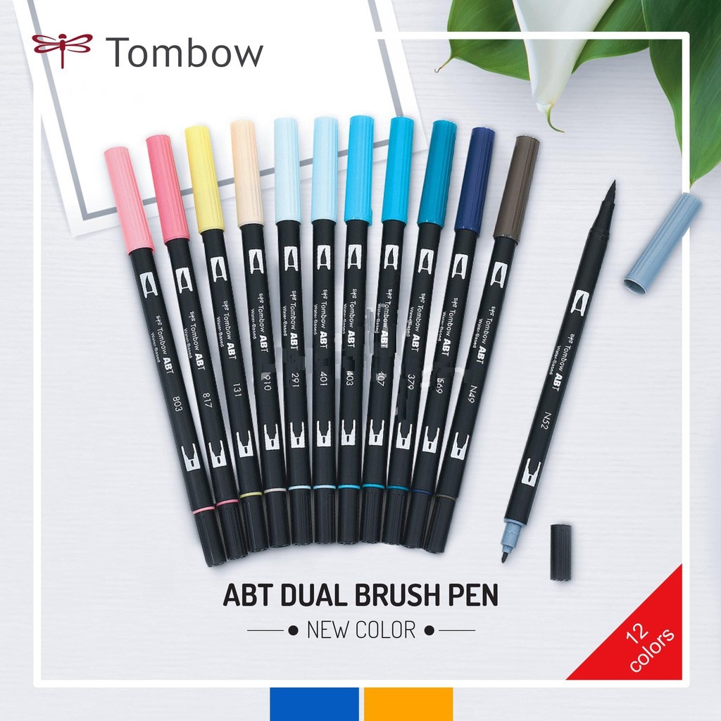 Bút cọ Tombow Dual Brush pen new colour