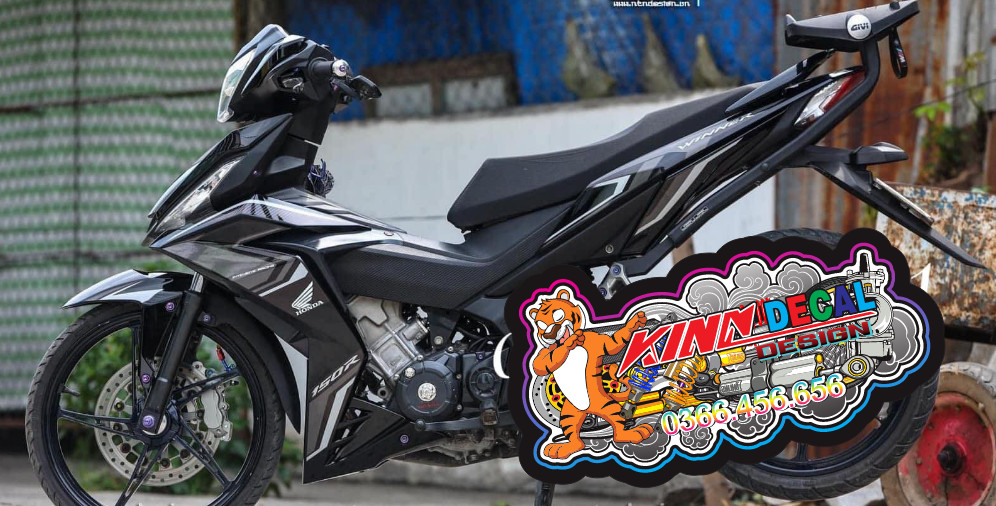 Tem Rời Winner màu đen xám trắng