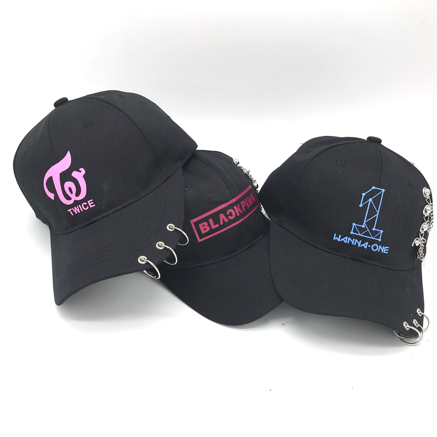 Nón Lưỡi Trai Kpop Basic Nhóm Nhạc Hàn Quốc Nữ ( Black Pink, Wanna One, Twice )