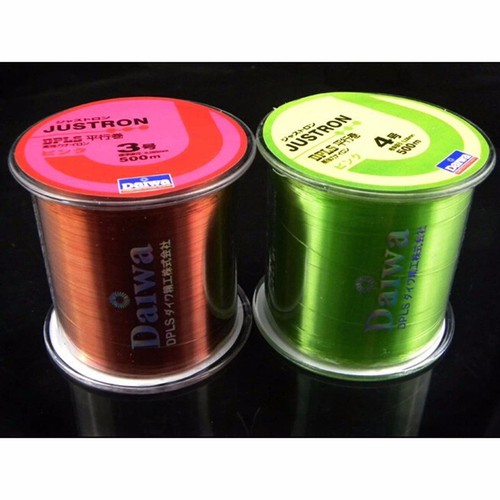 Cước câu cá đaiwa Justron 500m đủ size từ 2 đến 10