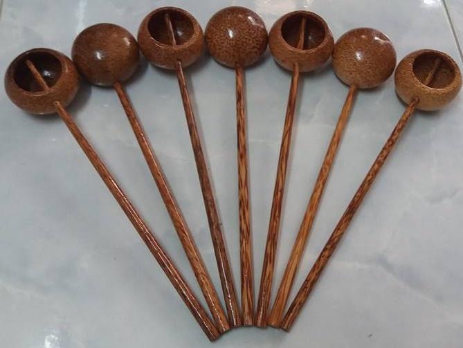 Combo 5 gáo dừa múc rượu tròn Tiến Minh