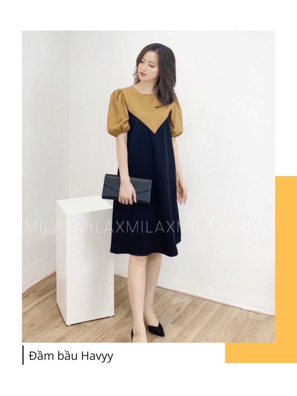 Đầm Bầu Công Sở Cao Cấp V07 Váy Bầu Đẹp